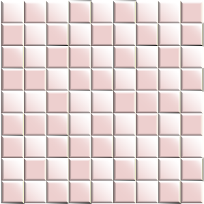 AANBIEDING 40 STICKERS mozaiek zacht roze 3D-look