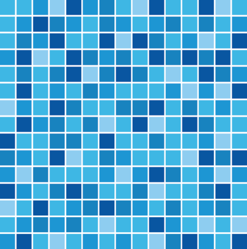 AANBIEDING 30 STICKERS mozaiek blauwtint max. 10cm x 10cm