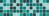 strip mozaïek turquoise (max. 5cm x 30cm)