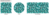 Tafelsticker mozaiek turquoise rechthoekig
