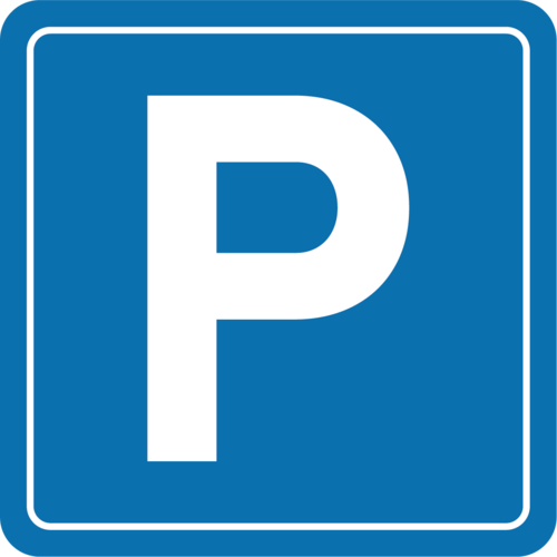 Straatsticker - parkeren
