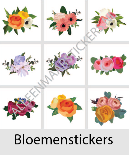 bloemenstickers